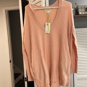 Yummy Co. Peach oversized sweater Size M